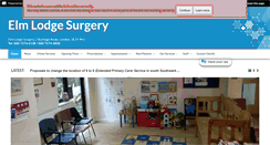 Desktop Screenshot of elmlodgesurgery.co.uk